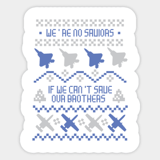 Air Force Christmas Sweater Sticker